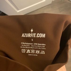 Azur fit brown leggings